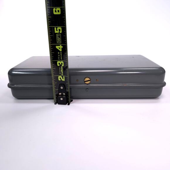 Vintage PN Co Metal Lock Box w/ Key Funeral Home - Picture 7 of 9